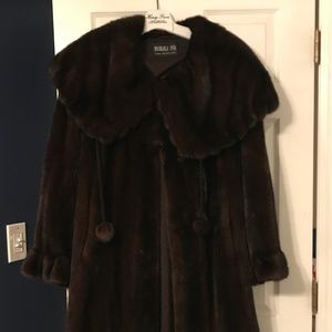 Mahogany Female Mink Coat